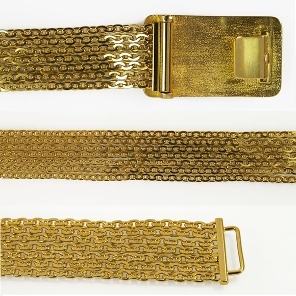 CHANEL Vintage Museum Piece Gold Chain Belt main image 5